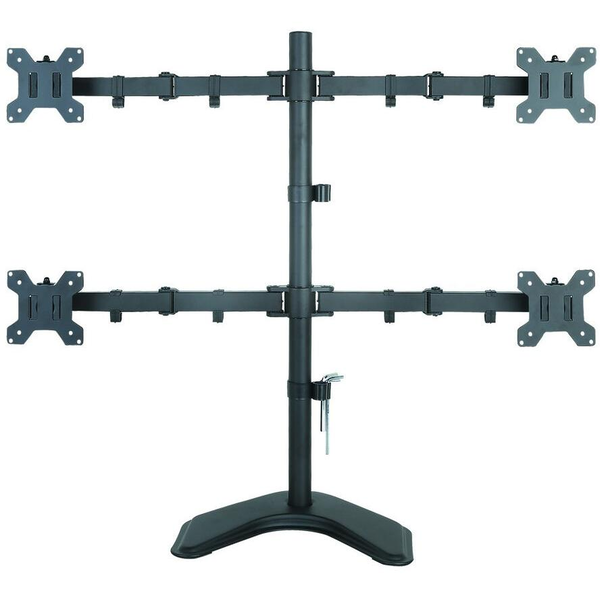 Techly ICA-LCD 2540 flat panel bureau steun 68,6 cm (27") Zwart