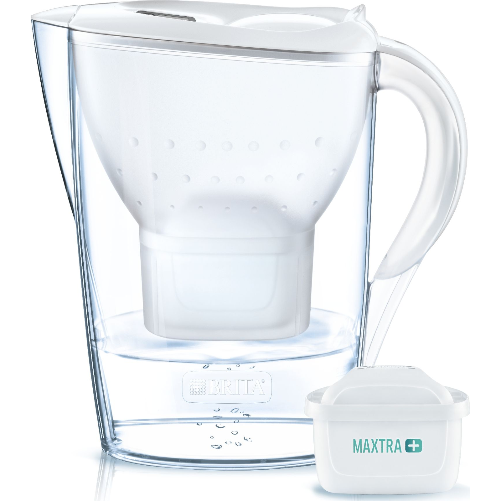 Brita 1028185 Korsó vízszűrő 2,4 L Átlátszó, Fehér (4006387081034 )