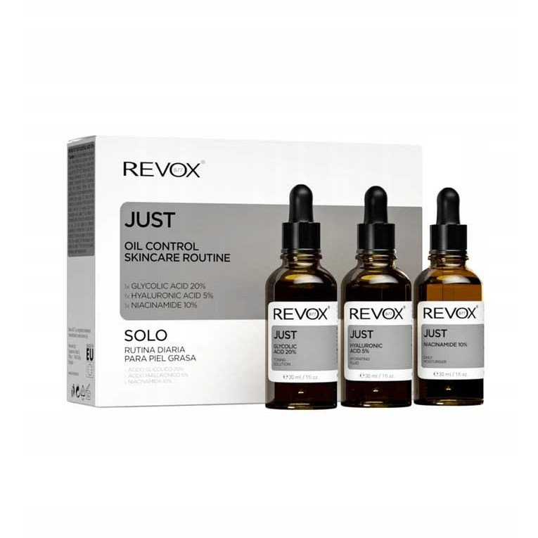 Revox B77 Just Bőrápolási Rutin Zsíros Bőrre 3x30 ml (5060565104389)