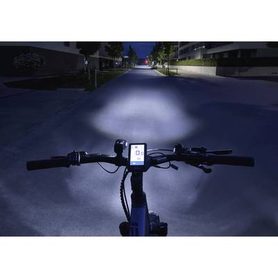 Fischer Fahrrad Kerékpár világítás készlet LED Akkuról üzemeltetett Fekete (50635) (50635)
