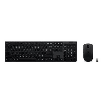 Lenovo 4X31R64328 tastiera Mouse incluso Ufficio RF senza fili + Bluetooth Tedesco Nero