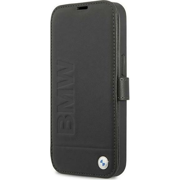 BMW Signature Apple iPhone 13 mini flip tok, fekete (BMW249BLK)