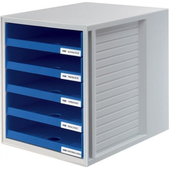 HAN SCHRANK-SET 1401-14 Fiókos irattároló Élénk szürke DIN A4 Fiókok száma: 5 (HN140114-10)