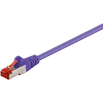  MicroConnect S/FTP CAT6 0.25m Purple LSZH - SSTP60025P