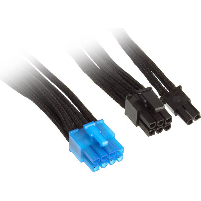 SILVERSTONE Cable, 1x PCI-E 8pin(6+2) connector (SST-PP06B-PCIE55)