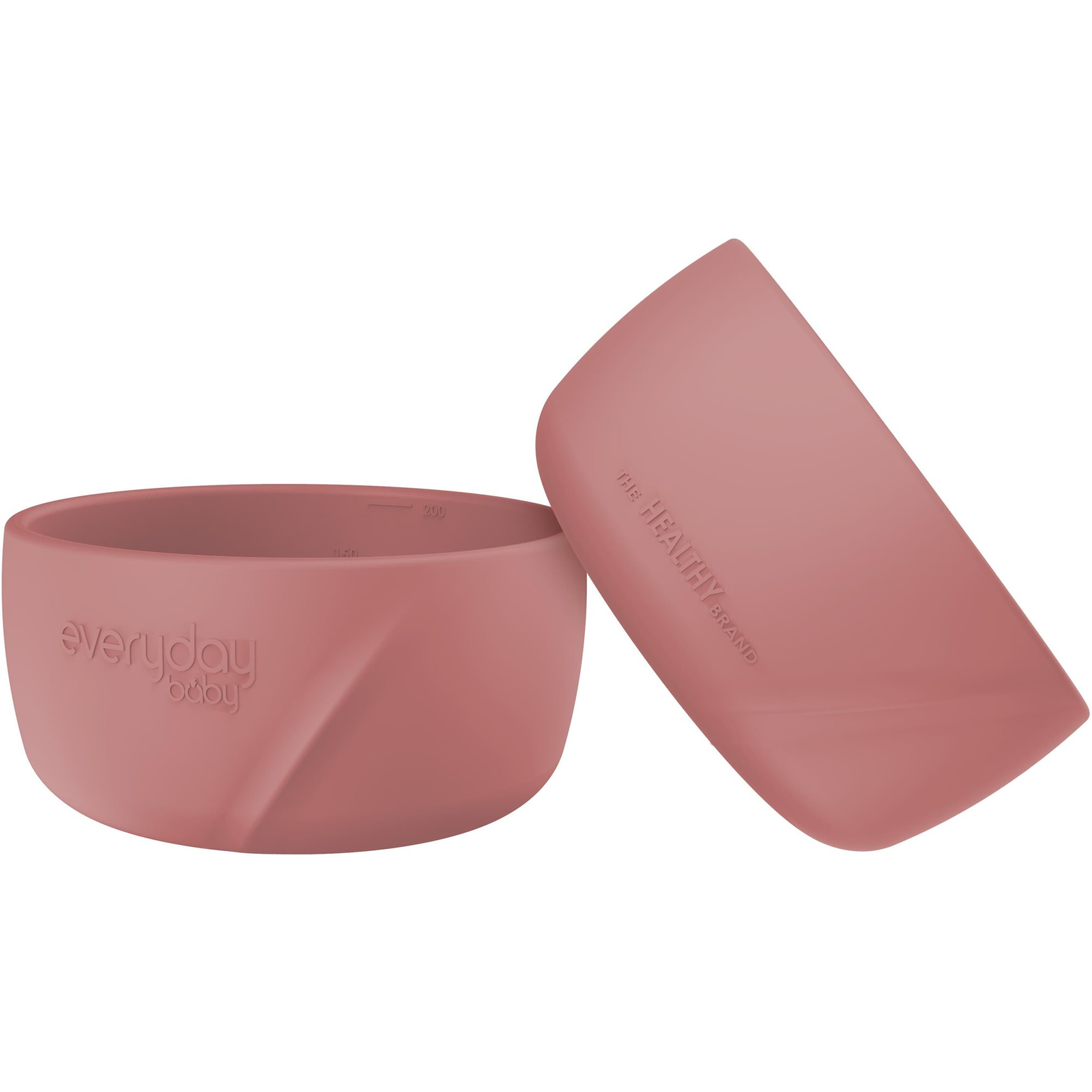 Everyday Baby szilikon tányér Nature Red 2 db (7350077265431)