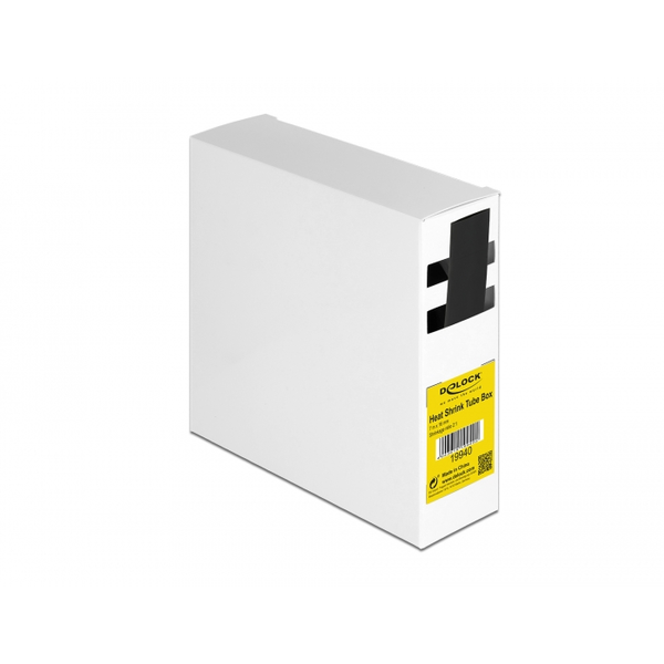 Delock Fekete, hő csökkentő csődoboz 7 m x 16 mm (19940)