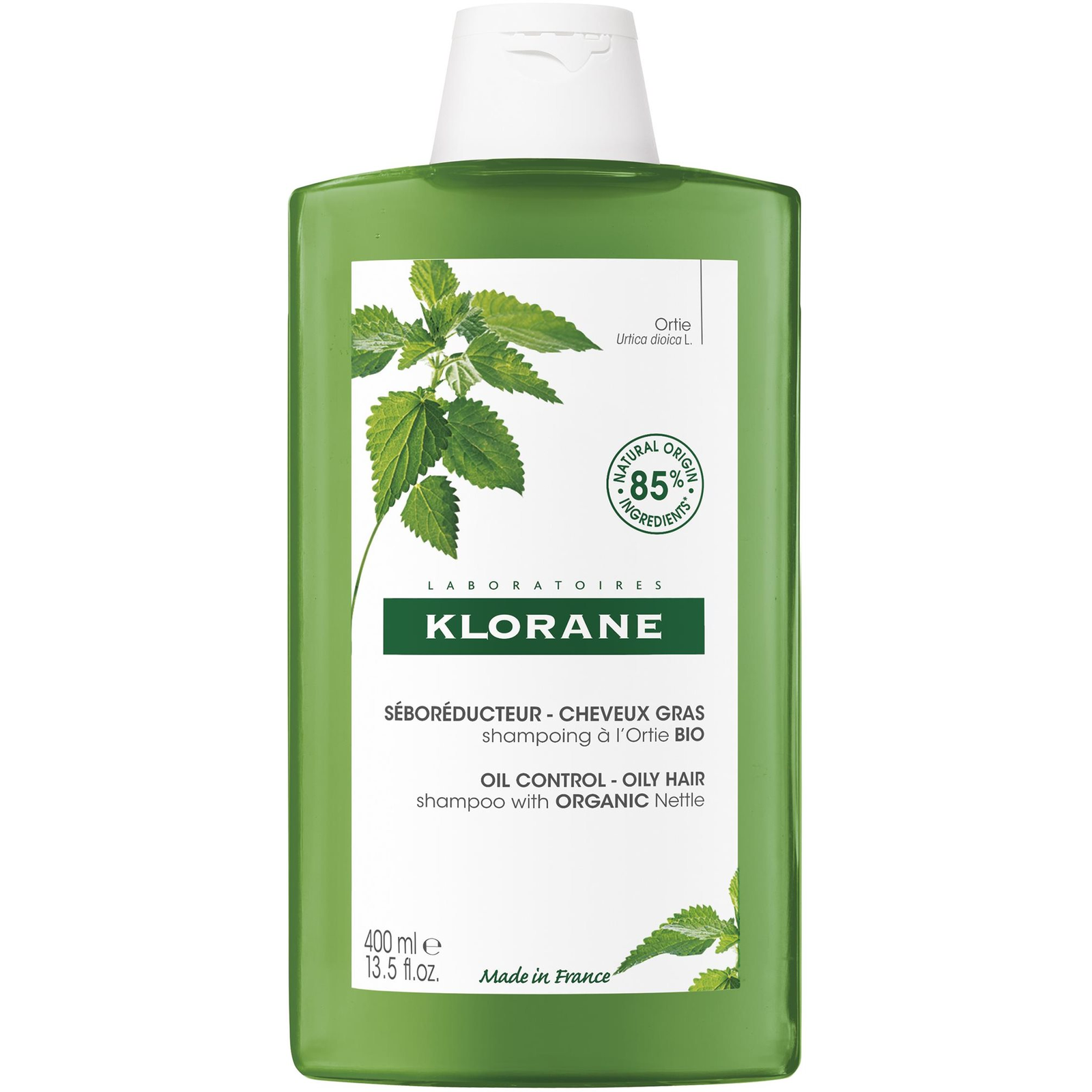KLORANE Nettle Oil Control Shampoo 400 ml (3282770141931)