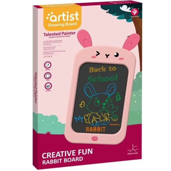Manyuk Toys nyuszis LCD színes rajztábla 28,5 cm (050-45A) (050-45A)
