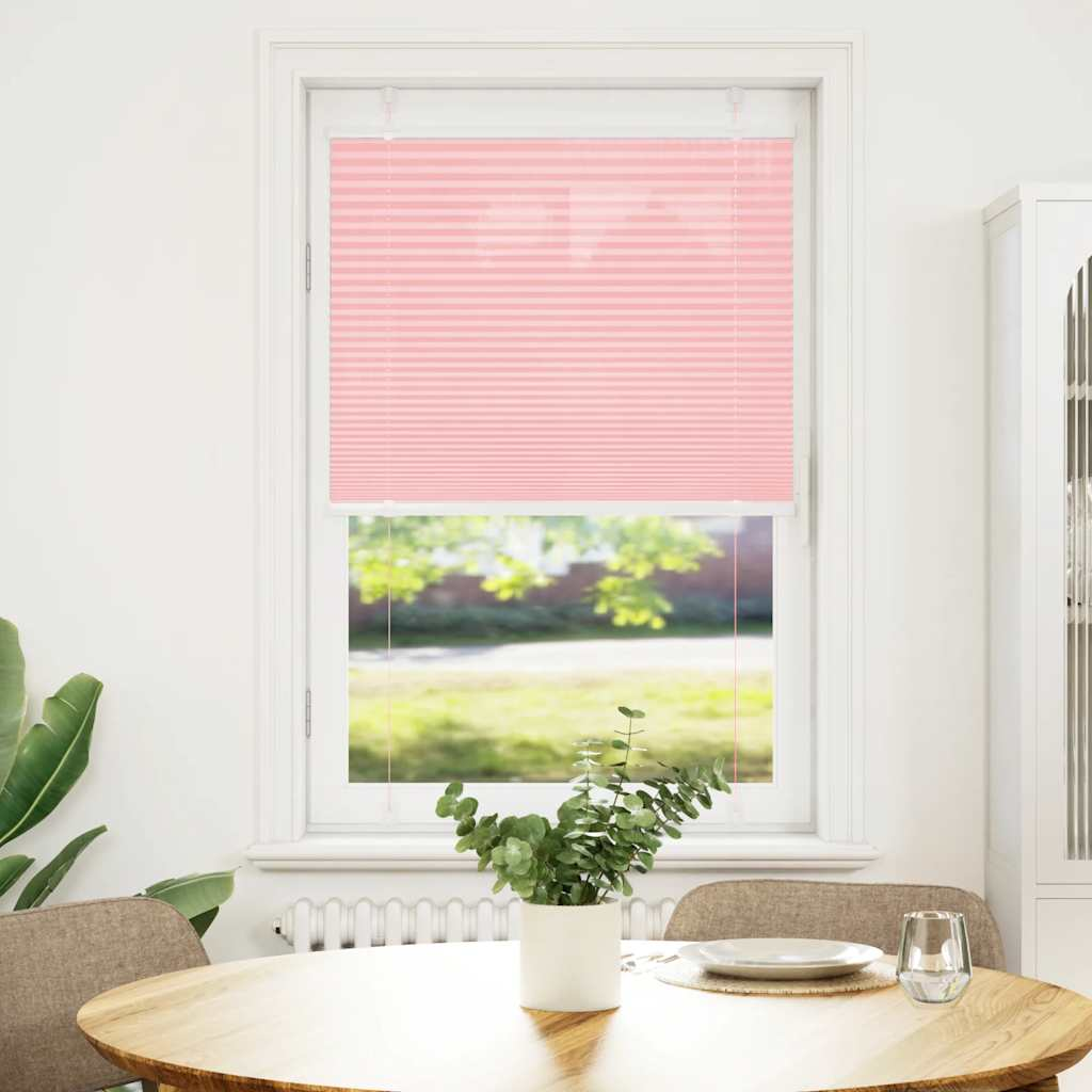 pliszírozott redőny rózsaszín 80x100 cm szövetszélesség 79,4 cm (4015428)