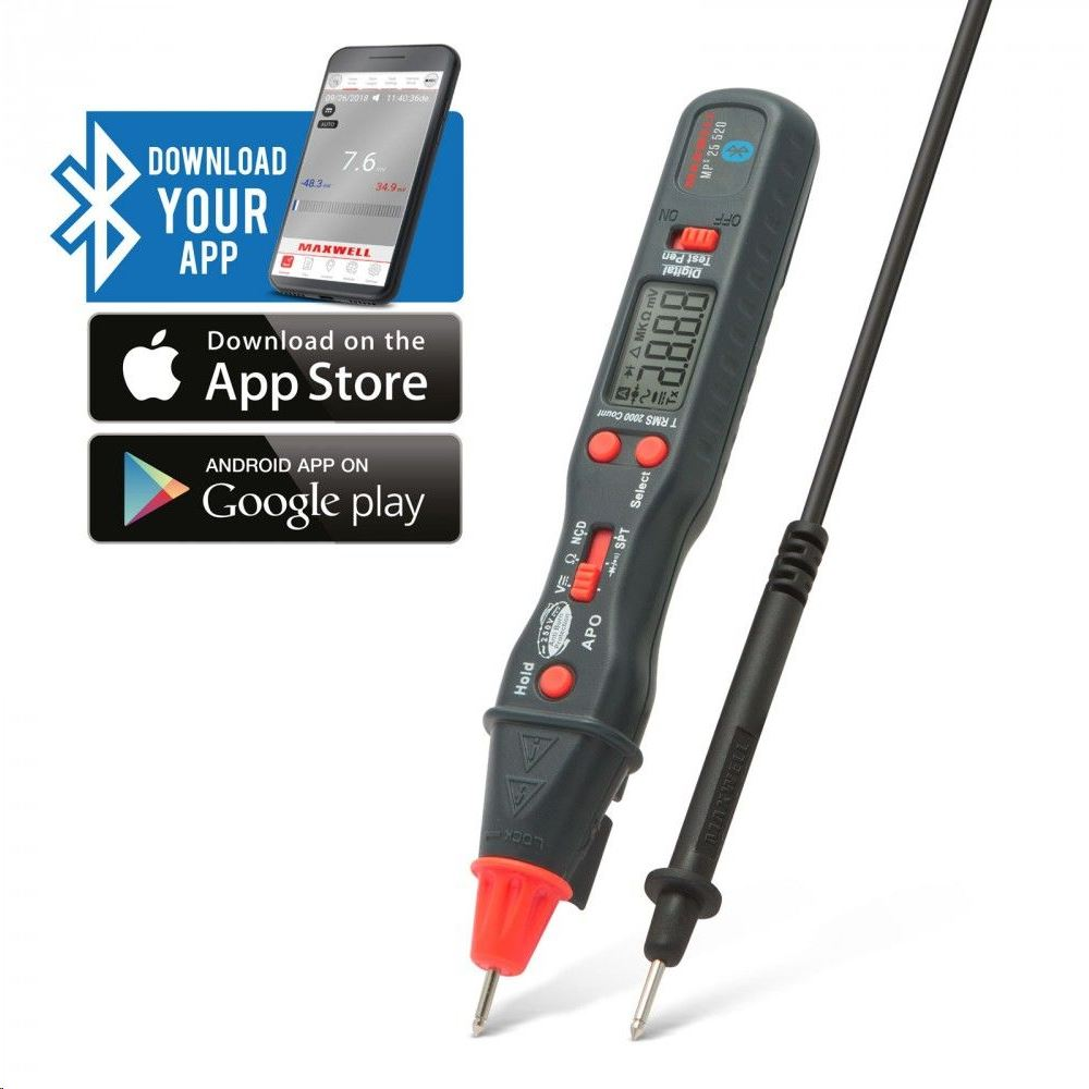Maxwell Digitális smart multiméter toll BT (25520) (25520)