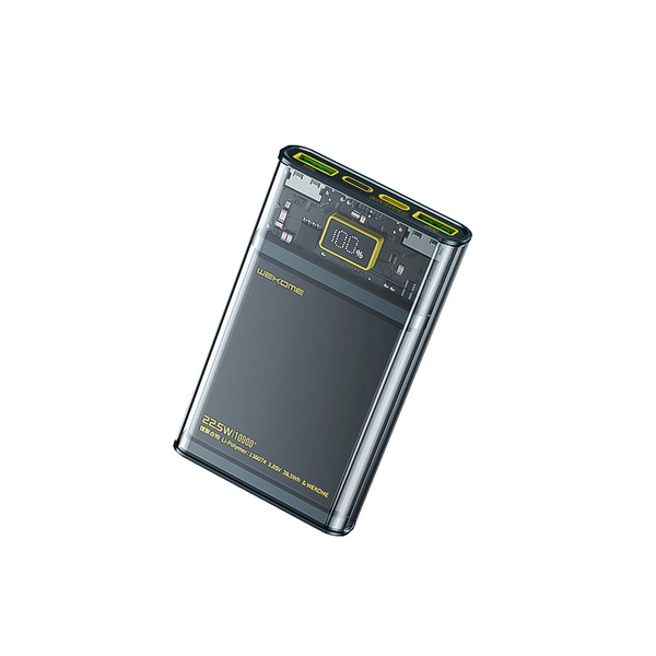 Външна батерия, WEKOME, 10000 mAh, Supercharge PD, 20W + QC 22.5W, WP-319, Черен