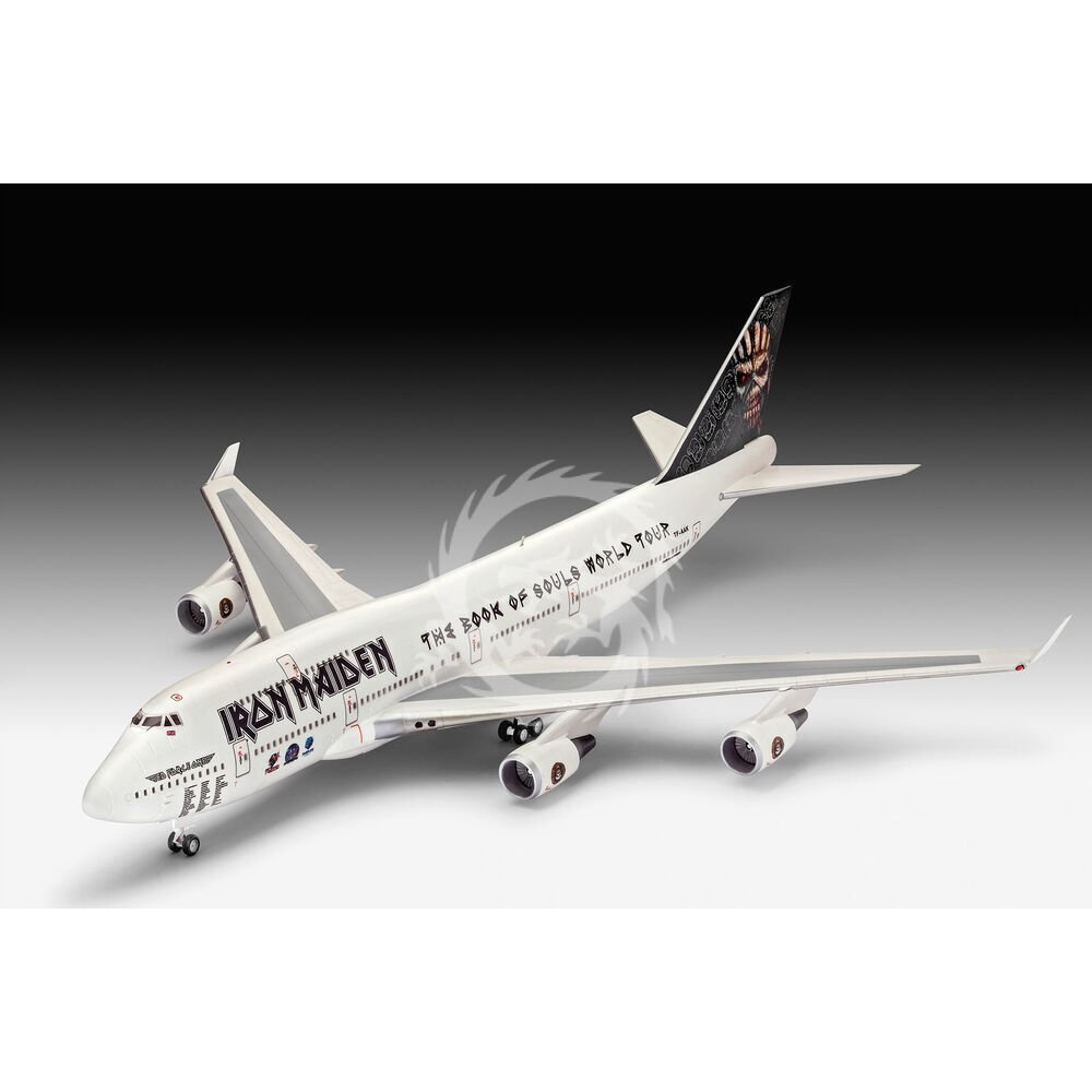Revell Boeing 747-400 Iron Maiden Ed Force One 1:144 makett repülő (03780) (03780)