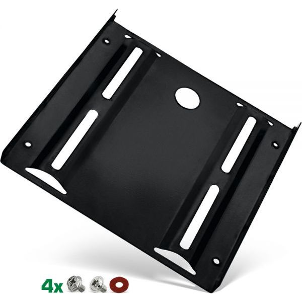 InLine 39950S panel do šácht PC skriniek 8,89 cm (3.5") Nosný panel Čierna