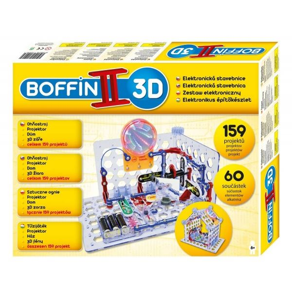 Boffin II 3D elektronikus építőkészlet (GB4015) (GB4015)