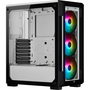 CORSAIR iCue 220T RGB Front Glass Edition Mid-Tower Gépház, Fehér