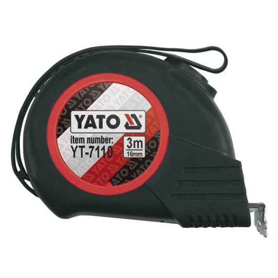 YATO YT-7110 Mérőszalag - Acél, 3m/16 mm