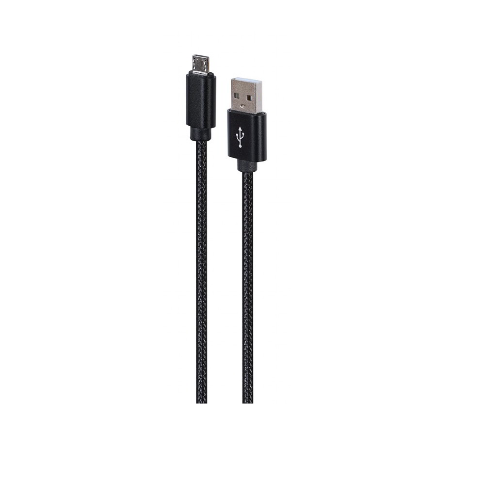 Značkový USB kabel - Micro USB Gembird s textilním opletením (CCDB-MUSB2B-AMBM-6)