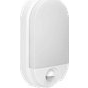 Kinkiet Orno NEFRYT LED 10W, oprawa ogrodowa z czujnikiem ruchu 140st, 800lm, IP54, 4000K, biała,AD-OP-6110WLPMR4