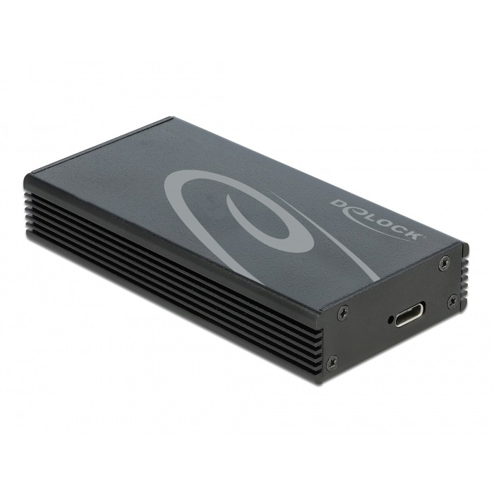 DeLOCK 42000 M.2 USB Type-C Külső SSD ház - Fekete (42000)