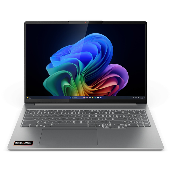 Lenovo IdeaPad Pro 5 16AKP10 Copilot+ PC 350 Ноутбук 40,6 см (16") 2.8K 32 GB LPDDR5x-SDRAM 1 TB SSD Wi-Fi 7 (802.11be) Windows 11 Pro Немски Сив
