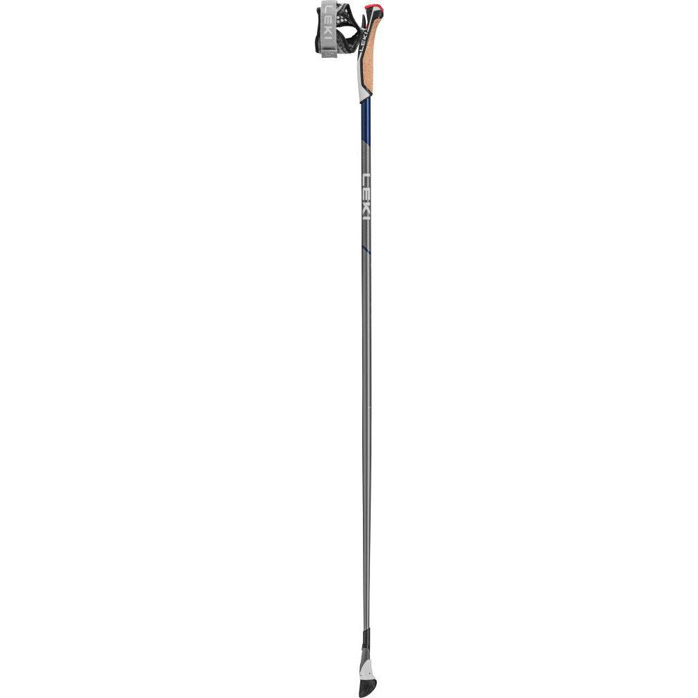 Leki Smart Flash, light anthracite-midnightblue dark metallic-white, 125 cm (65325401125)