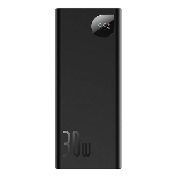 Външна батерия Adaman, Baseus, Power Bank 20000mAh, 3x USB USB-C QC 3.0 PD, Samsung AFC 30W, Черен