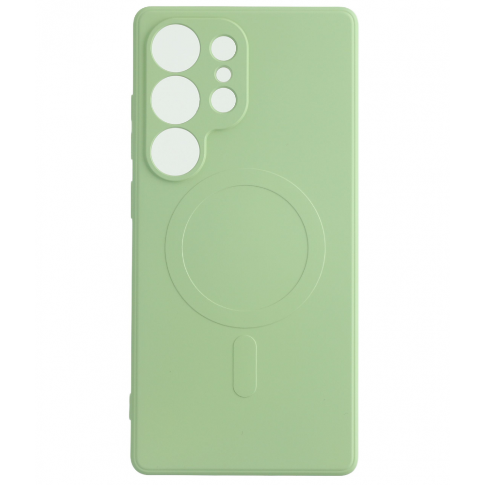 Cellect Samsung Galaxy S25 Ultra mágneses szilikon tok nyári liget - zöld (CEL-MAG-S25U-PGR) (CEL-MAG-S25U-PGR)