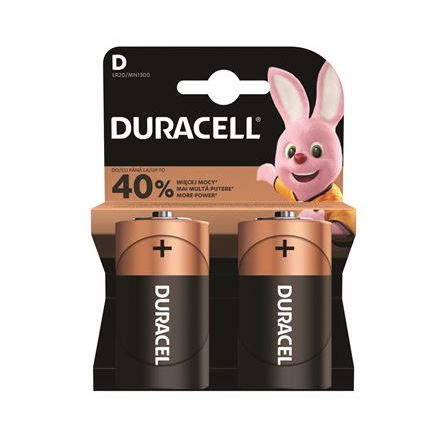 Duracell BSC Góliát (D) elem (2db) (4084500287150)