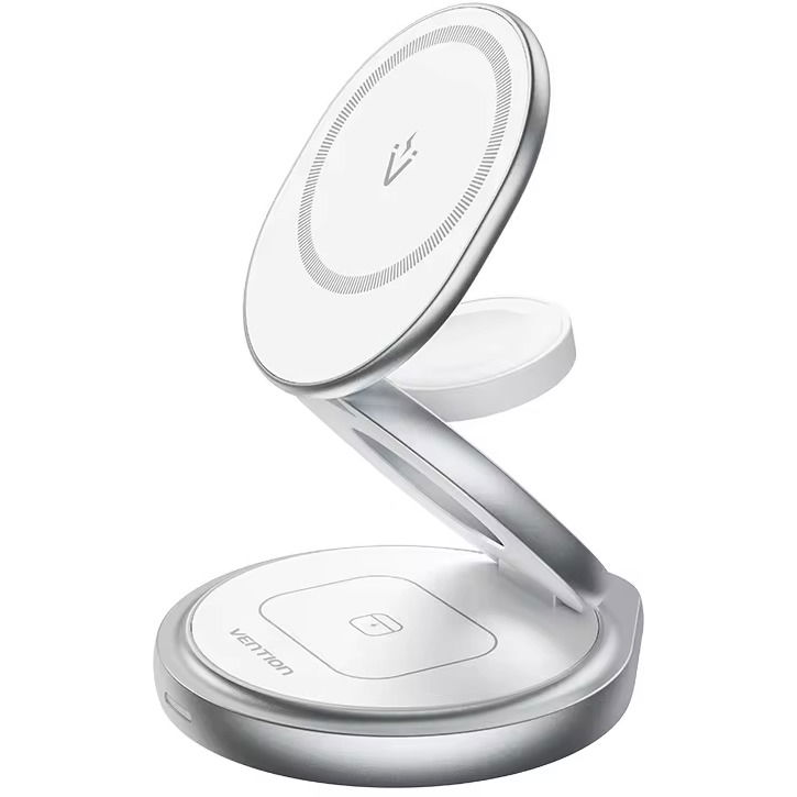 Vention 3in1 360° Wireless Folding MagCharger, White (FGEI0)