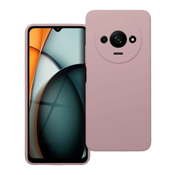 Xiaomi Redmi A3 4G készülékhez szilikon tok 2 mm pasztellrózsaszín