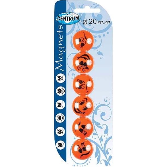 Táblamágnes Centrum 20 mm 6 db/Csomag Mintás (CE82711)