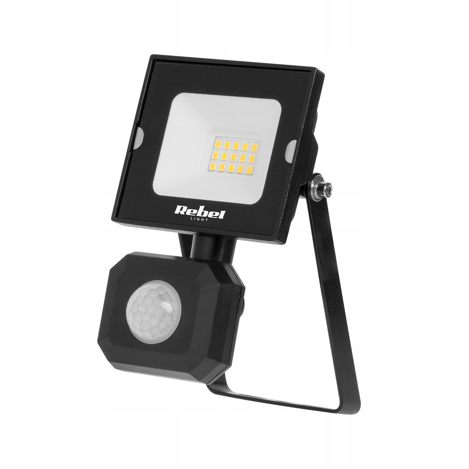 10W LED Reflektor Rebel Szürkület- és Mozgásérzékelővel, 6500K, 230V (URZ3622)