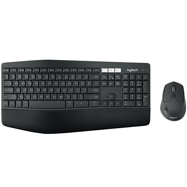 Logitech MK850 Performance klávesnice Obsahuje myš RF bezdrátové + Bluetooth QWERTY Americká angličtina Černá
