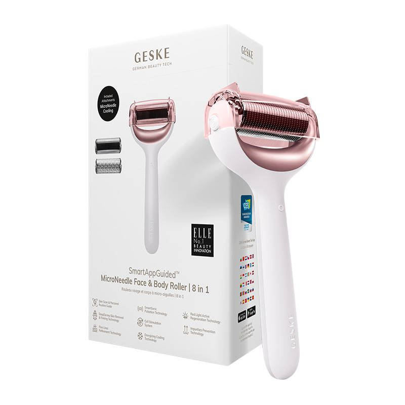 Geske 8in1 mikrotűs arc és test henger alkalmazással gyöngyház (GK000043SL01) (GK000043SL01)