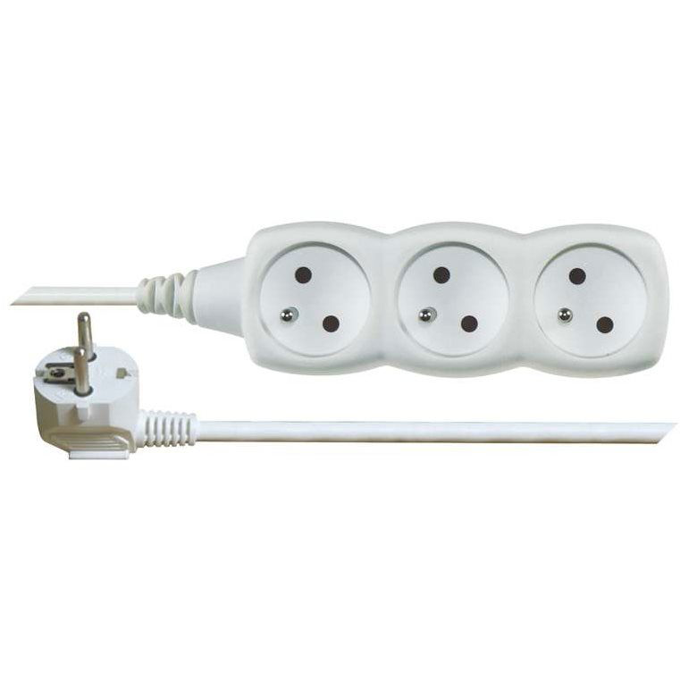 EMOS Hosszabbító kábel - 3 aljzat, 7 m, fehér (1902030700)