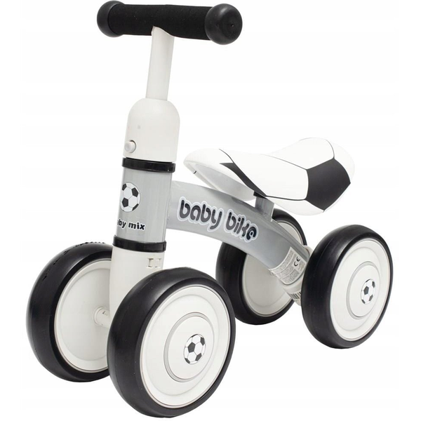 BABY MIX Bike Football Futóbicikli, fekete-fehér
