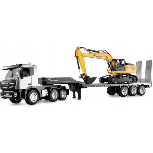 Amewi 2az 1ben G836E/G041E Távirányítós RTR traktor és rakodóautó szett 1:24
