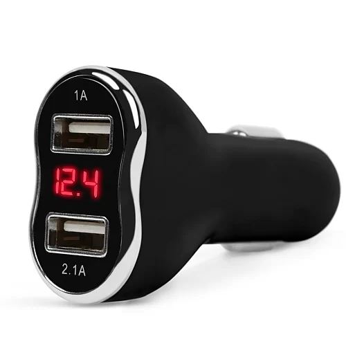 Homasita Szivargyújtós USB töltő fekete (3055054BK) (3055054BK)