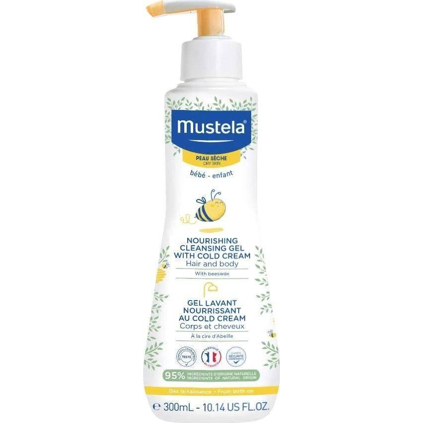 MUSTELA Vyživující čisticí gel obohacený o Cold cream 300 ml (3504105036089)