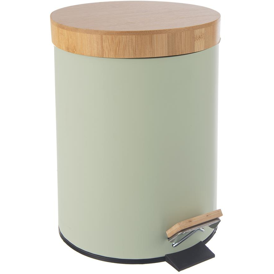ORION szemeteskosár pedállal + fedéllel GREENISH, 5 l (731723)