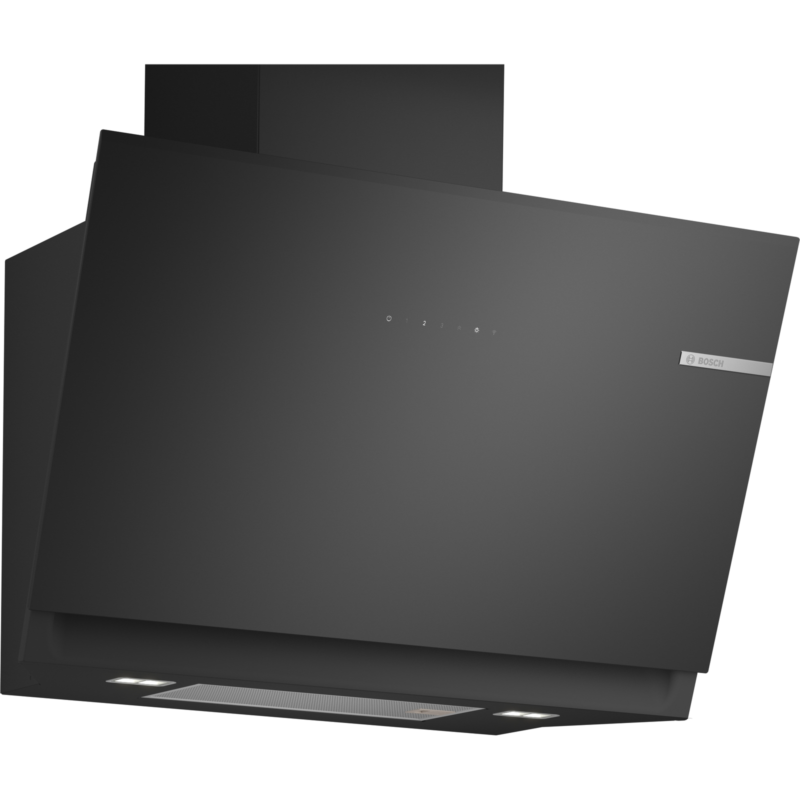 Bosch Serie 6 DWK81AN60 konyhai szagelszívó Falra szerelhető Fekete 432 m³/h A+ (DWK81AN60)