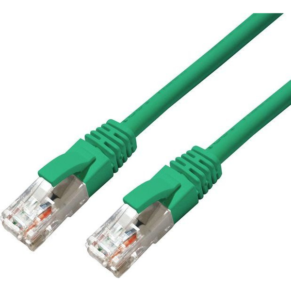  MicroConnect CAT6A UTP 1m Green LSZH