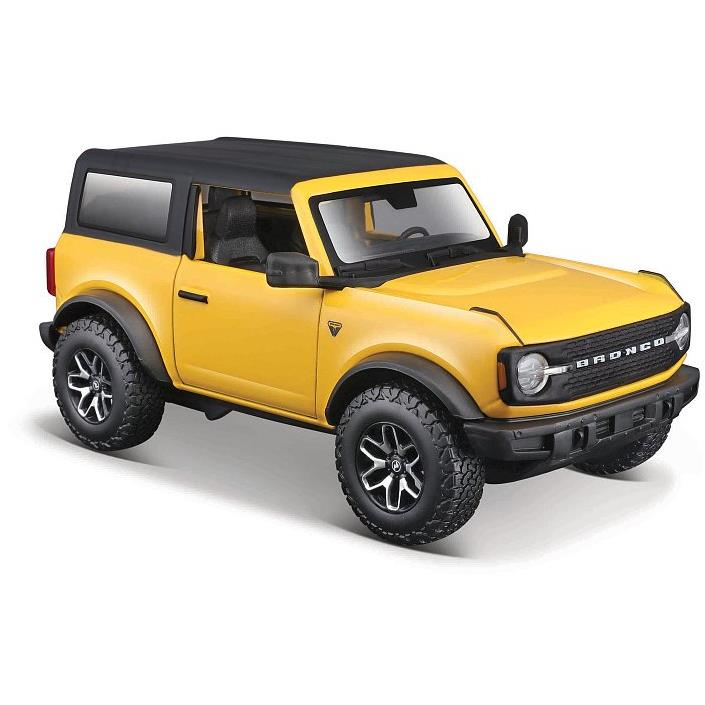 Maisto 2021 Ford Bronco Badlands, sárga (090159064725)