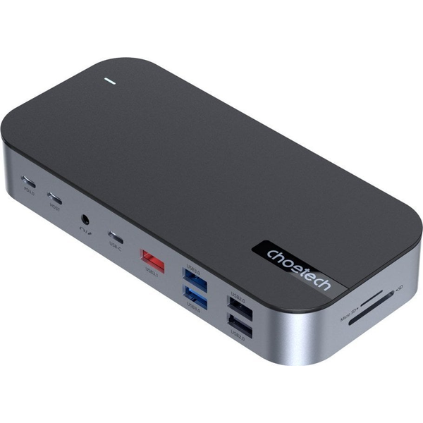 Choetech  HUB-M52 15in1 USB-C Multiport Adapter szürke ( 01.02.01.XX-HUB-M52-GY)