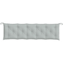 melange világosszürke szövet kerti padpárna 180 x 50 x 7 cm