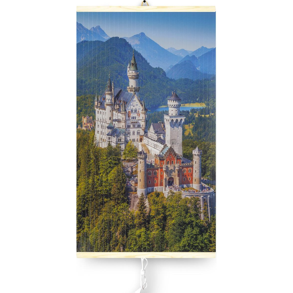 Infravörös Fűtőtest - Rugalmas Fűtőpanel 430W TRIO Minta 9 zár, Méretek 100x57 cm Szabályozóval (CEN-70156)