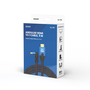 HDMI кабел, Savio, V2.1, 5m, 8k, меден, син/черен