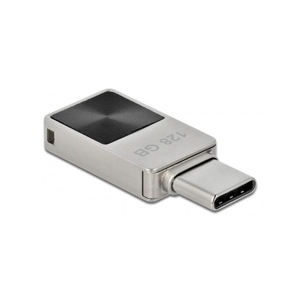 DELOCK Mini USB 3.2Gen1 USB-C Speicherstick 128GB Metallgeh.