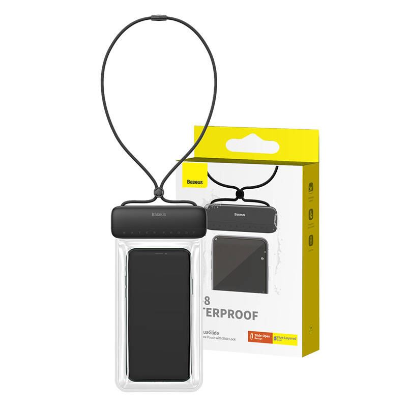Baseus AquaGlide vízálló telefontok fekete (P60263700113-00)